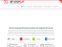 Tablet Screenshot of cooplat.it